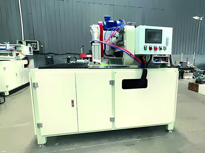 GFRP rebar processing unit with control panel
